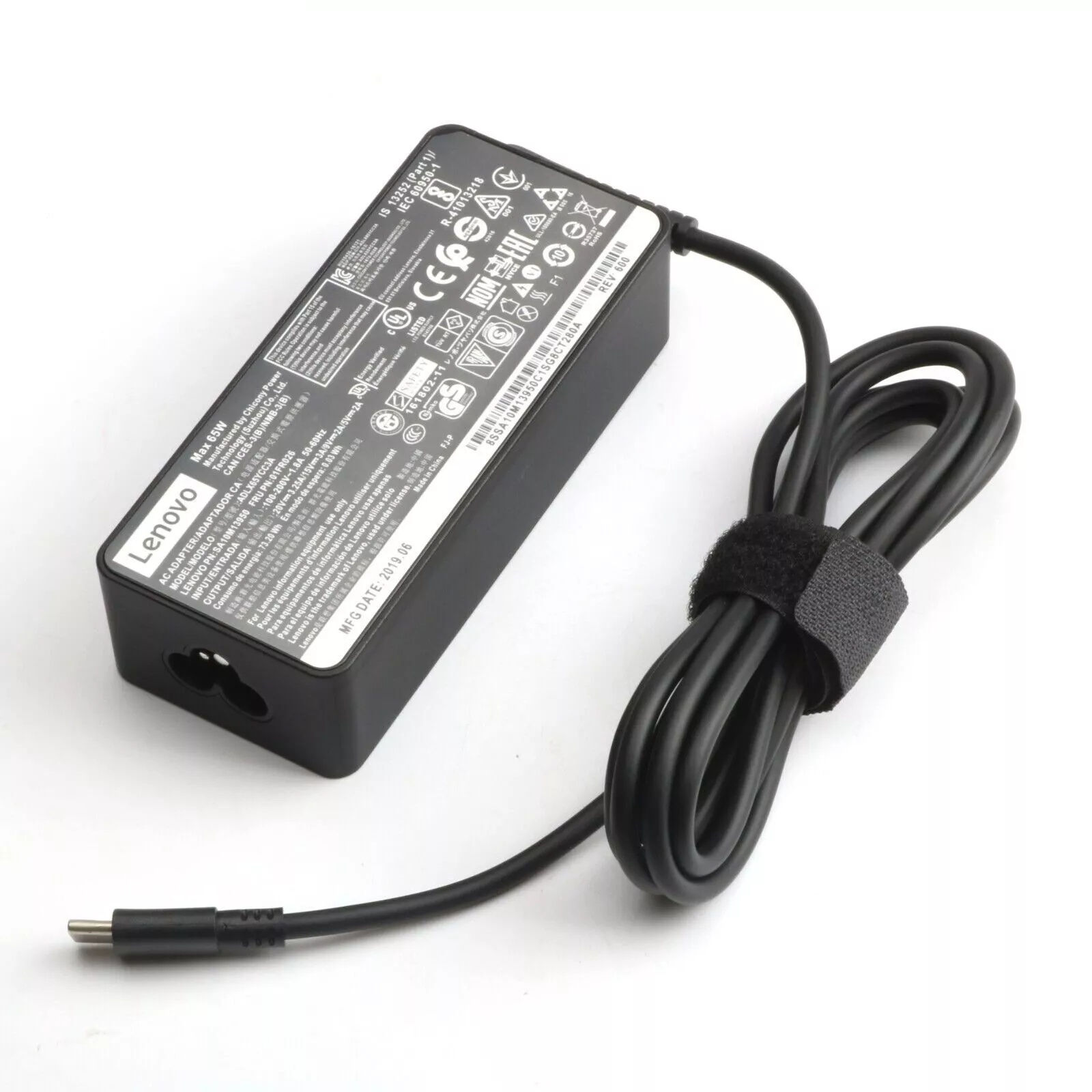 Оригинално зарядно за лаптоп LENOVO 65W TYPE-C / 20V / 3.25A