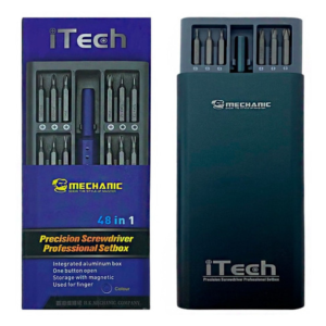 MECHANIC iTech 48 в 1 прецизен магнитен комплект отвертки за GSM и електроника