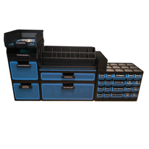 Модулен органайзер за дребни части с 20 чекмеджета Rugged 3x5
