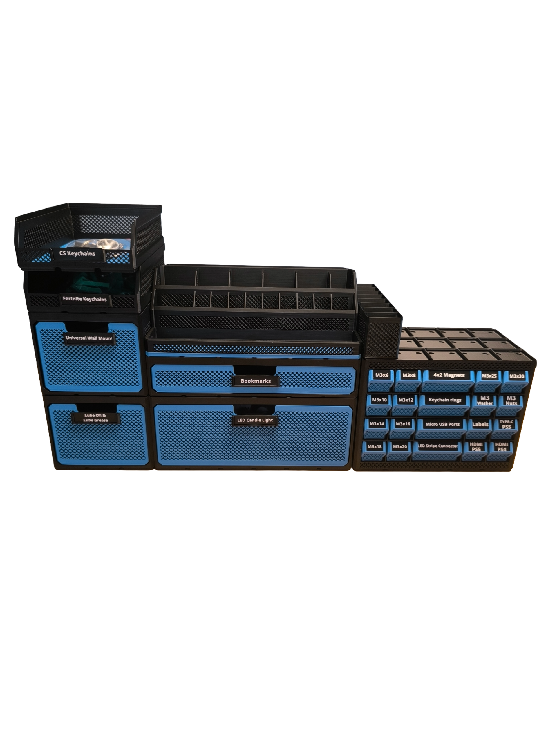 Модулен органайзер за дребни части с 20 чекмеджета Rugged 3x5