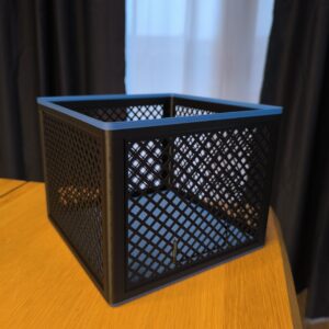 Голяма кутия за съхранение X-Large (Stackable Storage Basket) - черно и синьо