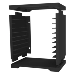 Кула за съхранение на игри - стойка за 10 броя (stackable, за стена)