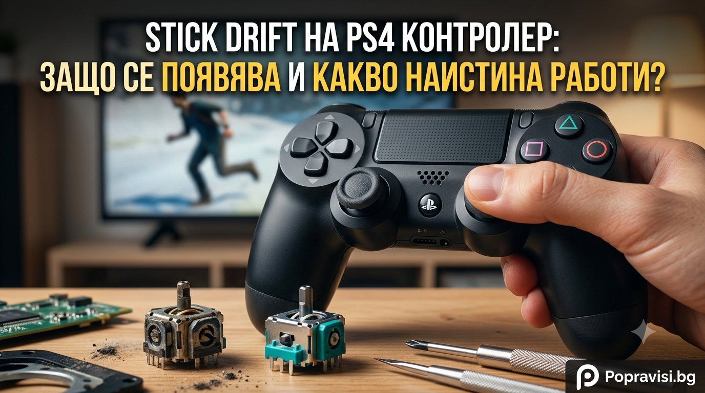 Stick Drift на PS4 контролер - защо се появява и какво наистина работи?
